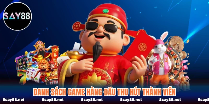 Danh sách game hàng đầu thu hút thành viên Danh sách game hàng đầu thu hút thành viên